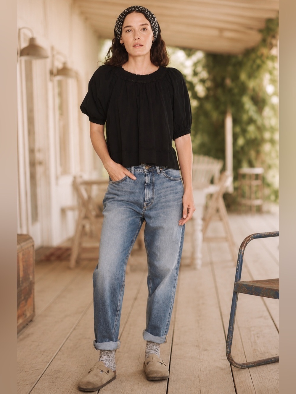 THE GREAT The Slouch Taper Jean NWT SIZE 25 blue (28x27”)retails $295